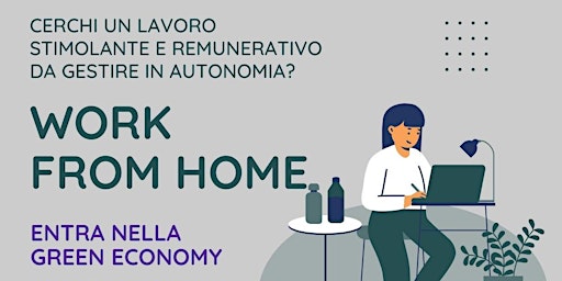 Immagine principale di PROGETTO "WORK FROM HOME" nel mondo della Green Economy - COMO 