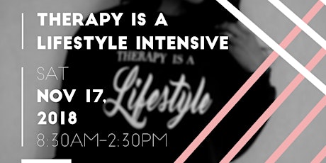 Therapy is a Lifestyle Full Day Intensive primary image