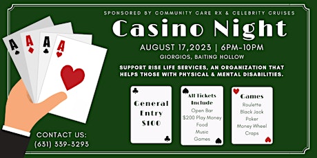 Casino Night Fundraiser