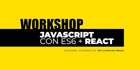 Imagen principal de Workshop: JavaScript con ES6 + React