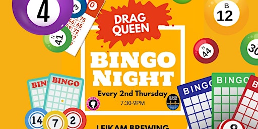 Imagem principal do evento Drag Bingo @ Leikam Brewing