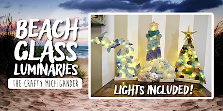 Beach Glass Luminaries - Cedar Springs
