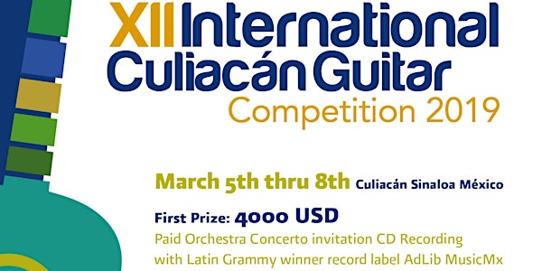 XII International Culiacán Guitar Competition
