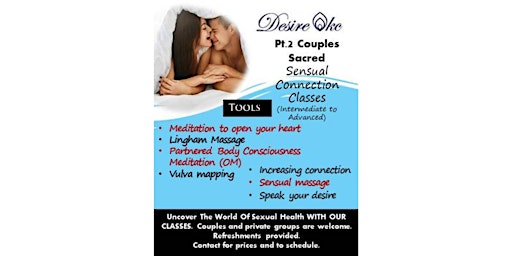 Imagen principal de Part 2: Couples Sacred Sensual Connect: Intermediate to Advanced