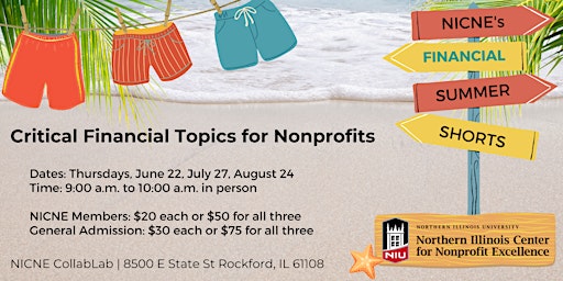 NICNE Summer Shorts: Critical Financial Topics for Nonprofits primary image