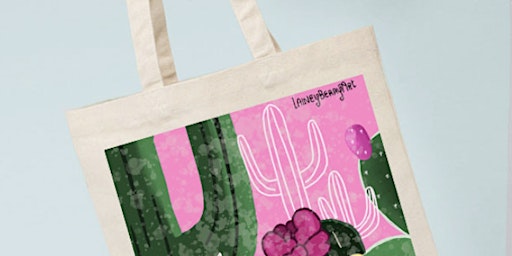 Craft Lake City Workshop: Hand-Painted Tote Bags (21+) primary image