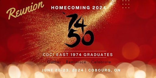 Hauptbild für CDCI East 1974 Graduates 50 Year Anniversary Reunion