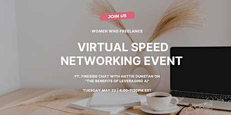 Hauptbild für Virtual Speed Networking with Women Who Freelance