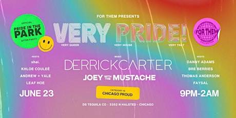 ForThem presents: Very Pride! w/ Derrick Carter + Joey with the Mustache