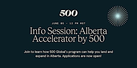 Info Session: Alberta Accelerator by 500