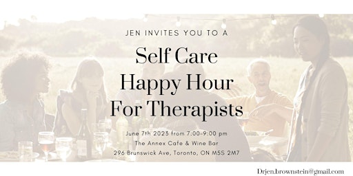 Self Care Happy Hour for Therapists primary image
