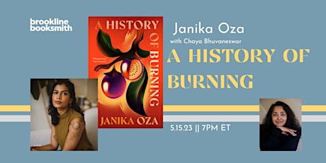 Janika Oza with Chaya Bhuvaneswar: A History of Burning