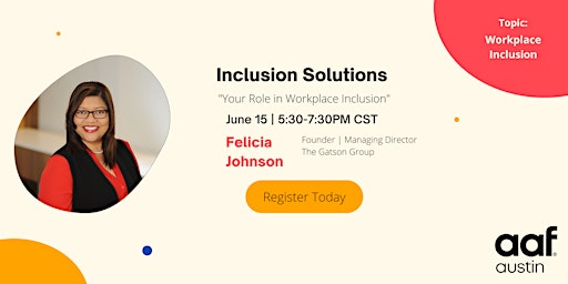 Inclusion Solutions Series – Your Role in Workplace Inclusion primary image