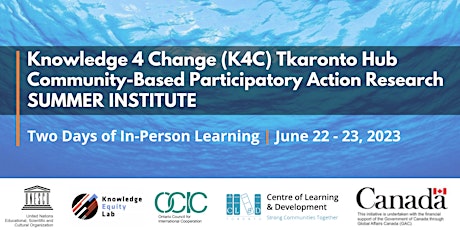 K4C Summer Institute in Community-based Participatory Action Research