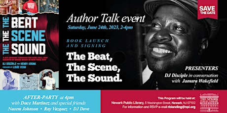 The Beat, The Scene, The Sound. Author Talk and Book Signing