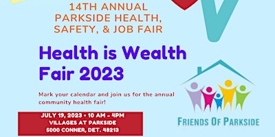14th Annual Parkside Health, Safety, & Job Fair Attendee Form primary image