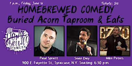 Homebrewed Comedy at Buried Acorn Taproom & Eats