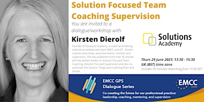 Kirsten Dierolf: Solution Focused Team Coaching Supervision primary image