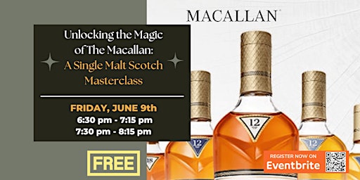 Imagen principal de Unlocking the Magic of The Macallan: A Single Malt Scotch Masterclass