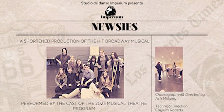Théâtre musical | Musical theatre: Newsies
