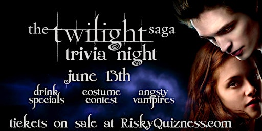The Twilight Saga Trivia Night at Britannia Arms Almaden! primary image