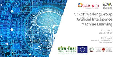 Kickoff Working Group Artificial Intelligence/Machine Learning Kickoff Working Group Artificial Intelligence/Machine Learning
