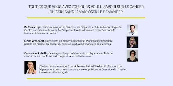 Tout ce que vous avez toujours voulu savoir sur le cancer du sein sans jamais oser le demander