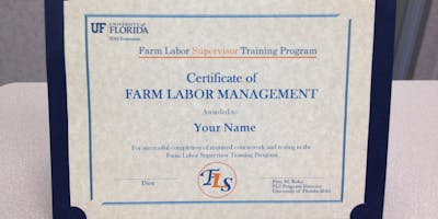 Uf Ifas Farm Labor Supervisor Training Balm October 23rd
