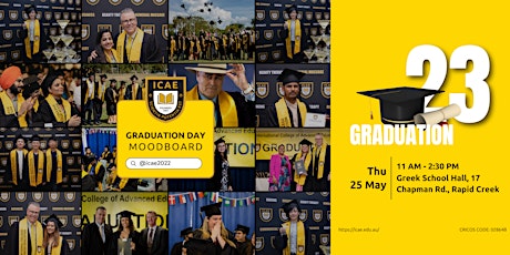 ICAE May 2023 Graduation primary image