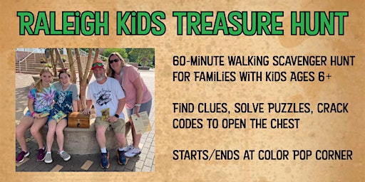 Raleigh Kids Treasure Hunt - Walking Team Scavenger Hunt primary image