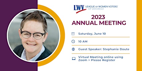 LWVSD Annual Meeting 2023