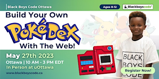 Imagen principal de Blackboyscode Ottawa - Build your Pokedex with the Web part 3.5