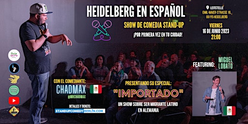 Heidelberg en Español - Un show de comedia stand-up en tu idioma
