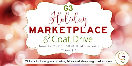 G3 Holiday Marketplace & Coat Drive primary image