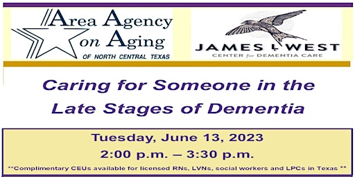 Caring for Someone in the Late Stages of Dementia primary image