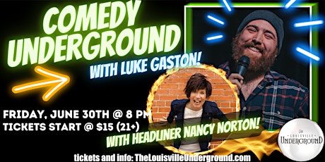Comedy Underground with Luke Gaston