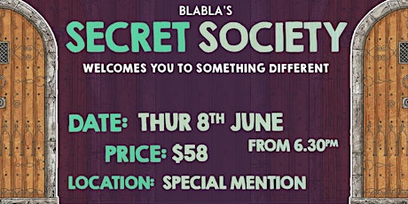 Image principale de Blabla's Secret Society- Welcomes You To Something Different