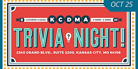 KCDMA Trivia Night primary image