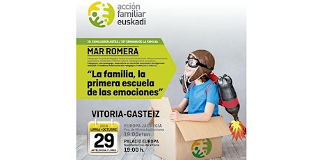 Imagen principal de MAR ROMERA “La familia, la primera escuela de las emociones” Vitoria-Gasteiz