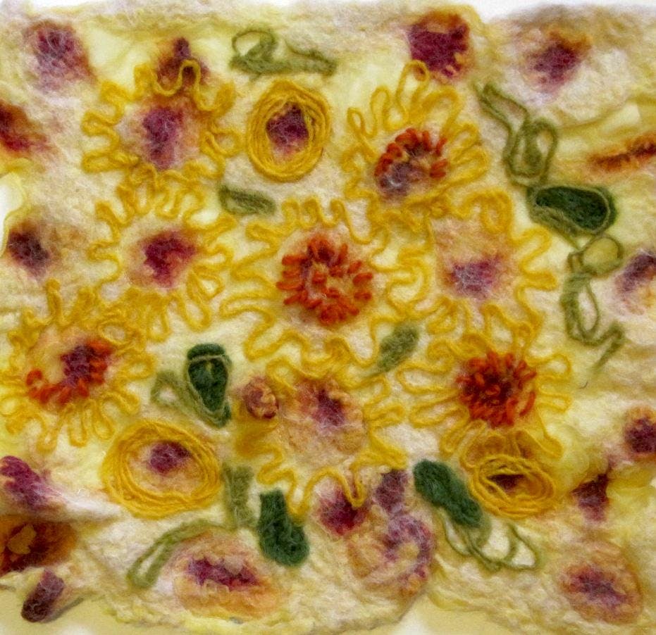 Felting Nature Wall Hanging Or Table Runner 6 Jul 2019 Felting Nature Wall Hanging Or Table Runner