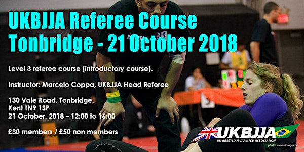 Brazilian Jiu Jitsu Referee Course - Level 3 (introduction) - Tonbridge