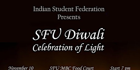 ISF Presents SFU DIWALI 2018  primary image