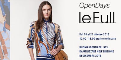 OpenDays LeFull Autunno Inverno 2018 OpenDays LeFull Autunno Inverno 2018