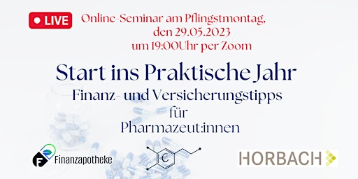 Start in Praktische Jahr - Finanz & Versicherungstipps für Pharmazeut:innen primary image