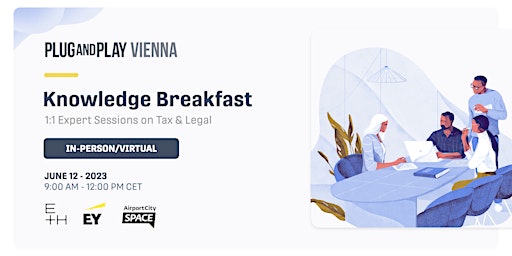 Knowledge Breakfast | Free Tax & Legal Advice for Startups primary image