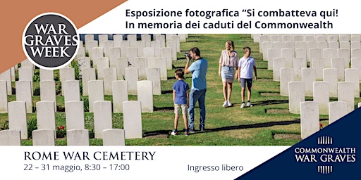 Immagine principale di Esposizione Fotografica Gratuita - Rome War Cemetery - "Si combatteva qui!" 