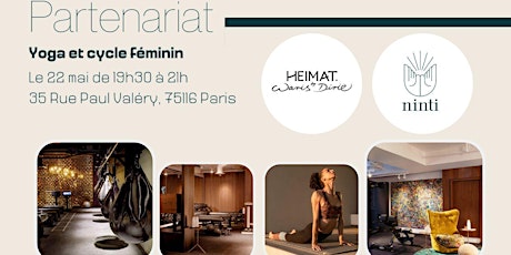 Image principale de Soirée de yoga et cycle féminin chez Heimat by Waris Dirie: rejoins-nous le