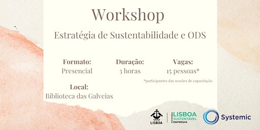 Imagen principal de Workshop: Estratégia de Sustentabilidade e ODS (tarde)