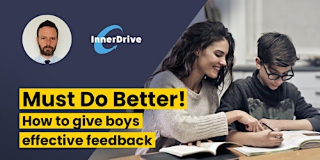 "Must Do Better!": How to give boys effective feedback – webinar