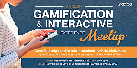 SGIXM: Gameful Design & its role in (Student) Intrinsic Motivation primary image